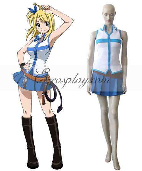 ITL Manufacturing Fairy Tail Lucy Heartfilia Cosplay Costume