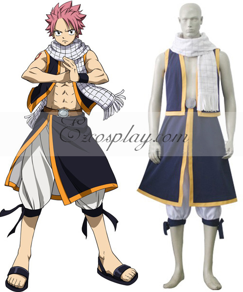 ITL Manufacturing Fairy Tail Natsu Dragneel Cosplay Costume