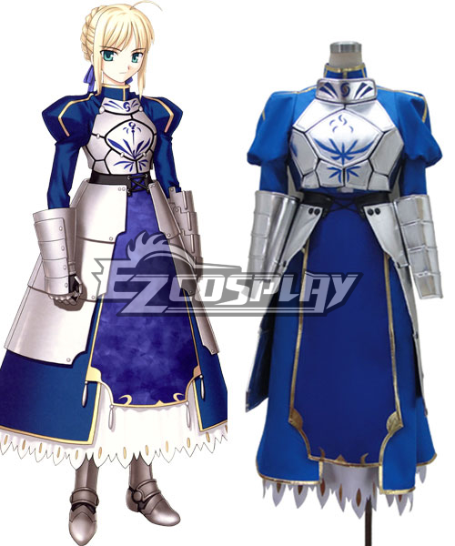 ITL Manufacturing Fate Zero Saber Armor Cosplay Costume Deluxe Version