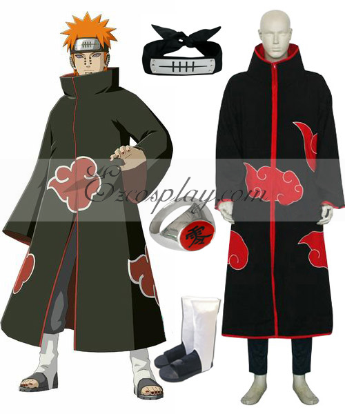 ITL Manufacturing Naruto Akatsuki Pain (Pein) Deluxe Cosplay Costume Set