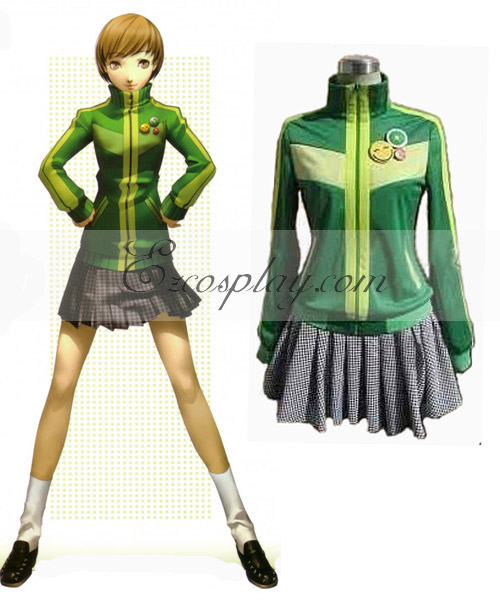 ITL Manufacturing Persona 4 Chie Green Cosplay Costume (Jacket Only)