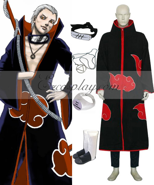 ITL Manufacturing Naruto Akatsuki Hidan Deluxe Cosplay Costume Set