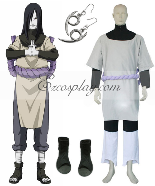 ITL Manufacturing Naruto Orochimaru Cosplay Costume Set