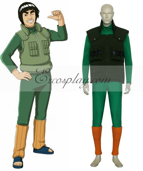 ITL Manufacturing Naruto Maito Gai Battle Cosplay Costume