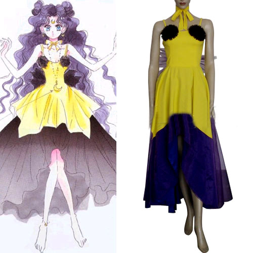 ITL Manufacturing Sailor Moon Luna Human Form Cosplay Costume