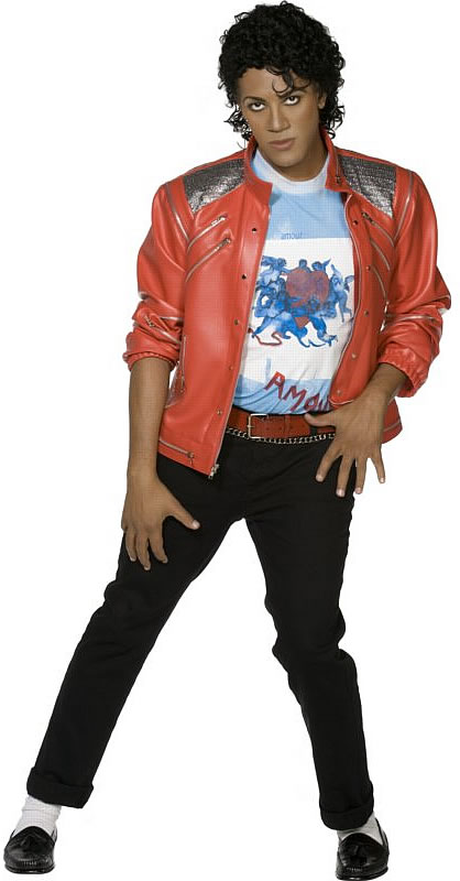 ITL Manufacturing Michael Jackson - Beat It Jacket Adult Costume EMJ0004