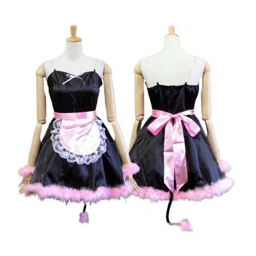 ITL Manufacturing Cosplay Pussy Cat Maid Uniform Lolita Cosplay Costume ELT0017