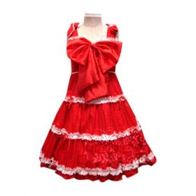 ITL Manufacturing Bow Princess Dress Lolita Cosplay Costume ELT0030