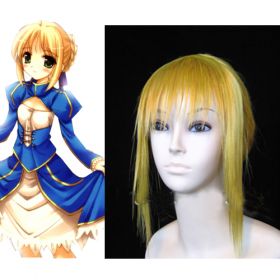 ITL Manufacturing Fate Stay Night Saber Commission Cosplay Wig EWG0044