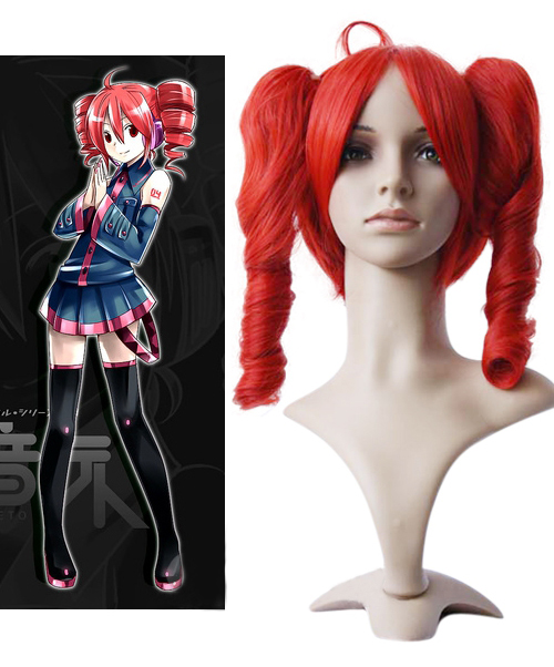 ITL Manufacturing Vocaloid Red 40cm Cosplay Wig