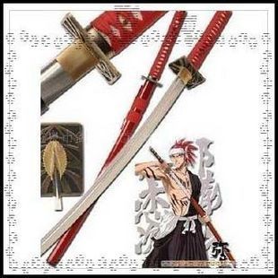 ITL Manufacturing Bleach Abarai Renji Zabimaru Cosplay Sword