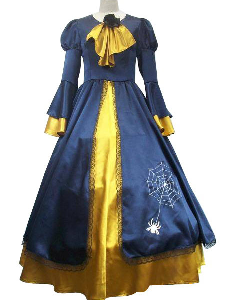 ITL Manufacturing Vocaloid Kagamine Rin Blue And Yellow Cosplay Costume
