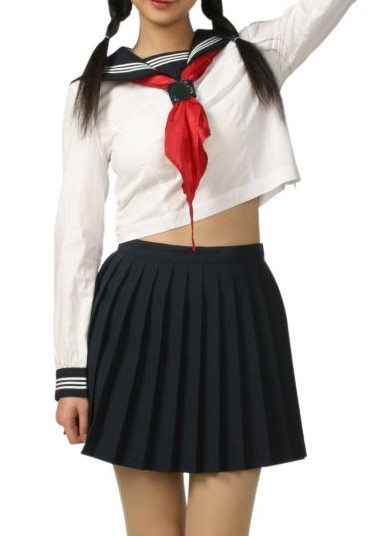 ITL Manufacturing High waisted Long Sleeves School Uniform Cosplay Costume