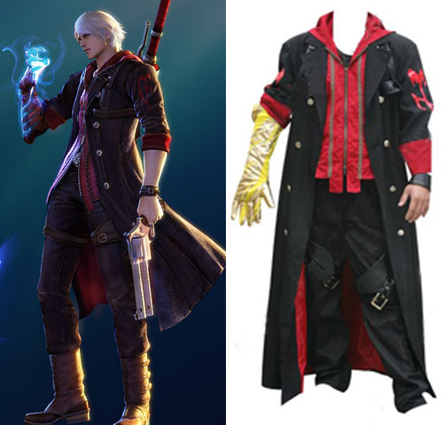 ITL Manufacturing Devil May Cry 4 Nero Cosplay Costume( Overcoat Only)