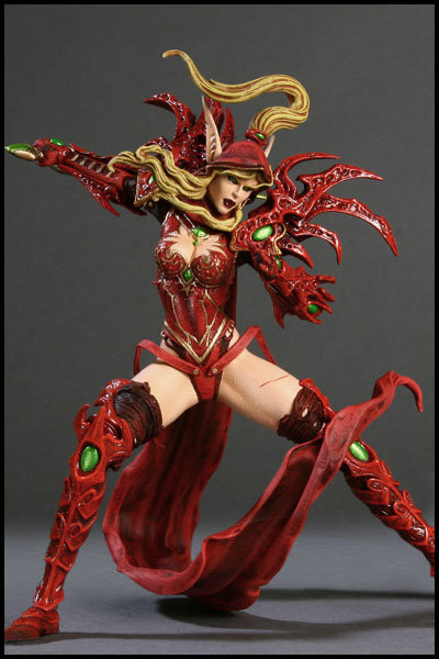 ITL Manufacturing World of Warcraft DC Unlimited Series 1 Action Figure Blood Elf Rogue [Valeera Sanguinar]