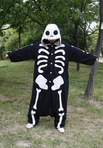 ITL Manufacturing Human Skeleton Kigurumi Costume Pajamas EKP0024