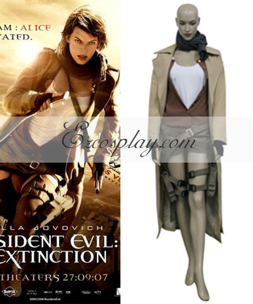 ITL Manufacturing Resident Evil 3 Afterlife Movie Alice Cosplay Costume