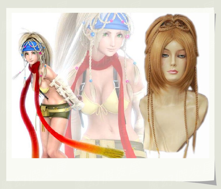 ITL Manufacturing Final Fantasy Rikku Cosplay Wig