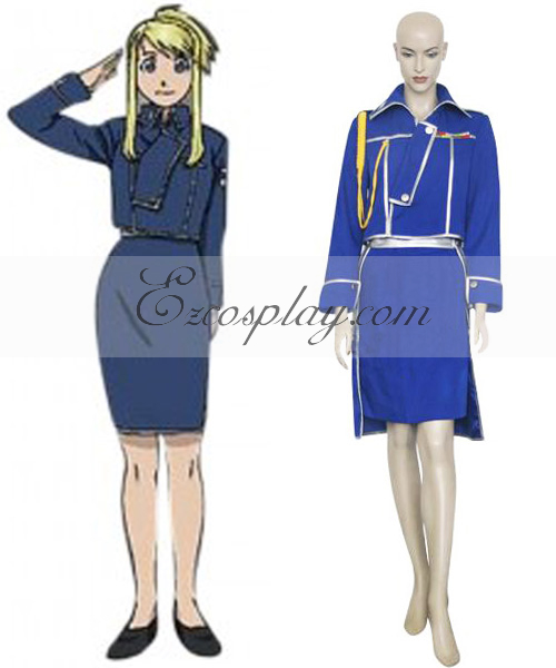 ITL Manufacturing Fullmetal Alchemist Winry Rockbell Military Cosplay Costume