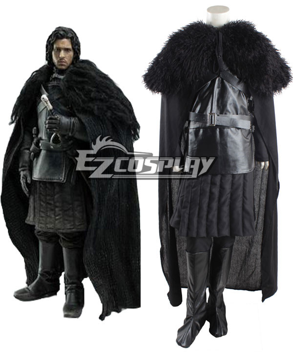 ITL Manufacturing Game of Thrones Jon Snow Cosplay Costume Fancy Party Outfit Full Set