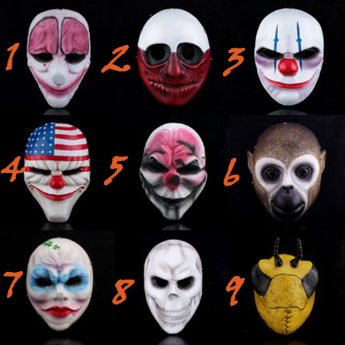 ITL Manufacturing Halloween PAYDAY 2 Cosplay Mask