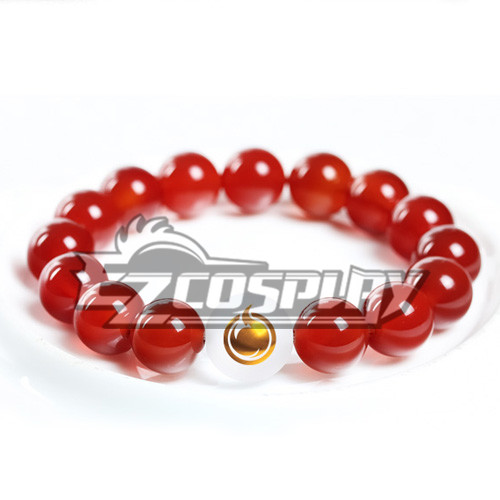 ITL Manufacturing Hell Girl Enma Ai Red Agate Crystal Bracelet