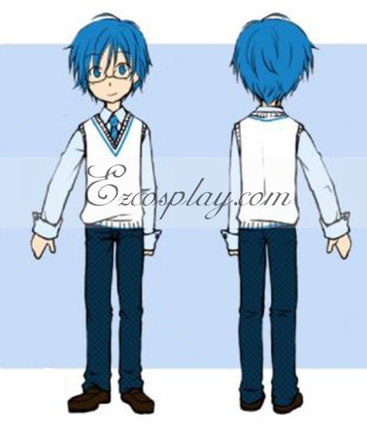 ITL Manufacturing Kaito School  Uniform Cosplay Costume