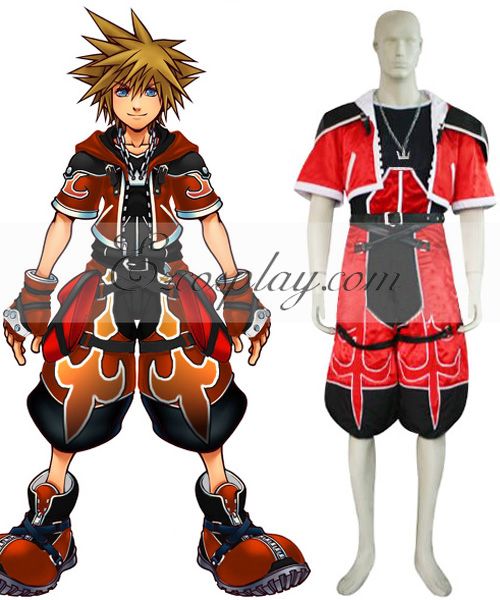 ITL Manufacturing Kingdom Hearts 2 Sora Brave Form Cosplay Costume EKH0009