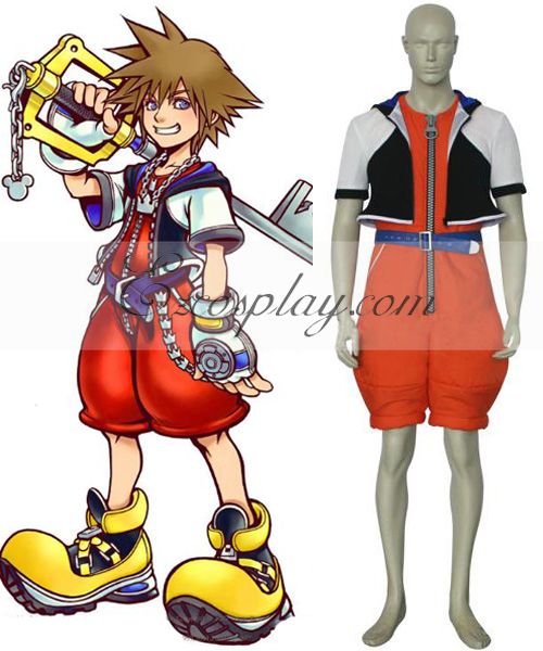 ITL Manufacturing Kingdom Hearts 1 Sora Cosplay Costume