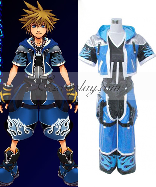ITL Manufacturing Kingdom Hearts Sora Wisdom Form Cosplay Costume