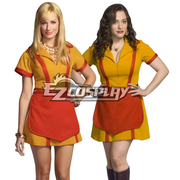 ITL Manufacturing Adult TV Show  2 Broke Girls Max and Caroline Diner Waitress Costume
