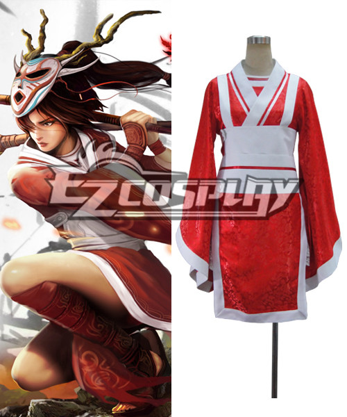 ITL Manufacturing League of Legends Blood Moon Akali Cosplay Costume