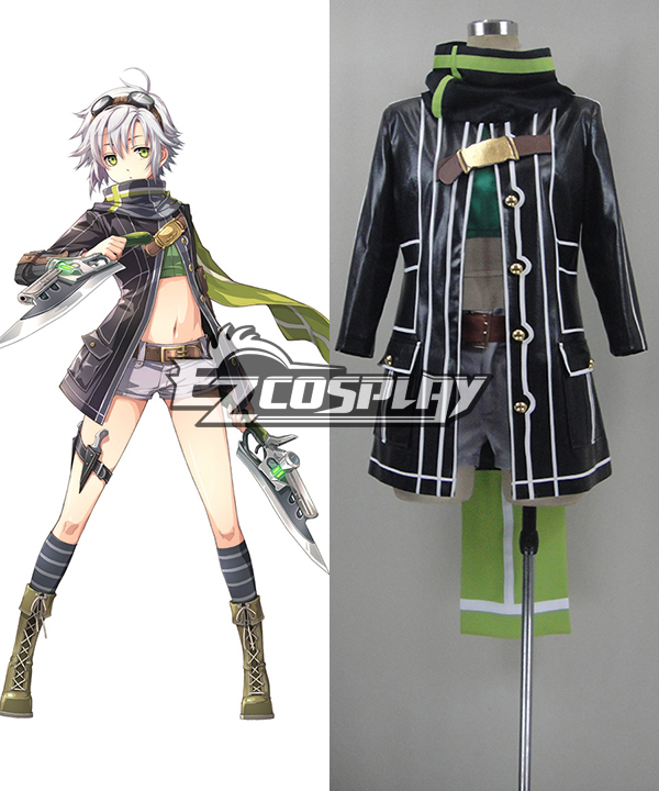 ITL Manufacturing The Legend of Heroes: Sen No Kiseki Trails of Cold Steel Fei Claussell Battle Cosplay Costume