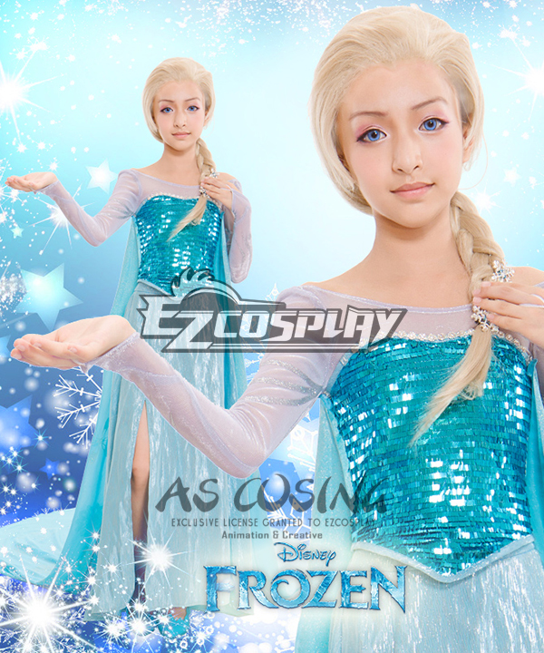 ITL Manufacturing Frozen Elsa Disney Daily Childrenwear Dress Cosplay Costume