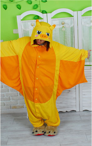 ITL Manufacturing Golden Bat Kigurumi Costume Pajamas EKP0044