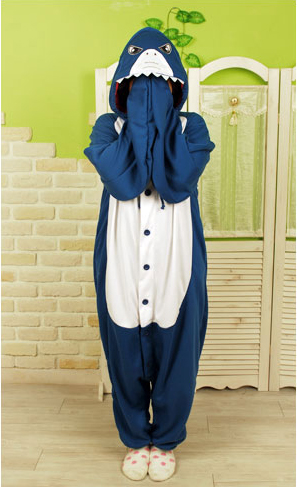 ITL Manufacturing Shark Kigurumi Costume Pajamas EKP0050