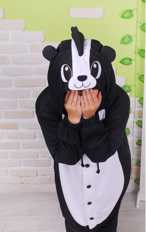 ITL Manufacturing Sweet Skunk Kigurumi Costume Pajamas EKP0054