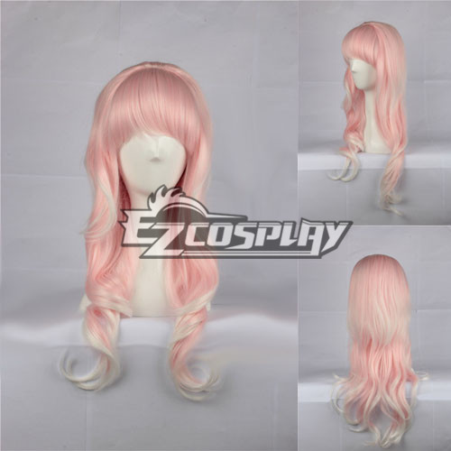 ITL Manufacturing Japan Harajuku Series Pink & White  Curly Cosplay Wig-RL046