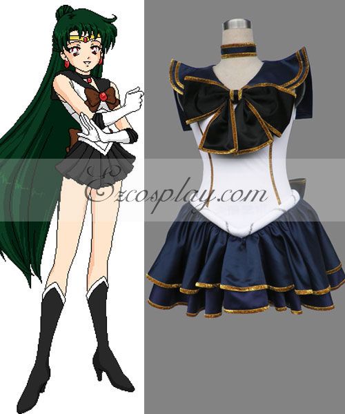 ITL Manufacturing Sailor Moon Setsuna Meioh Cosplay Costume