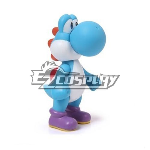 ITL Manufacturing Super Mario Bros Blue Dinosaur Model Doll