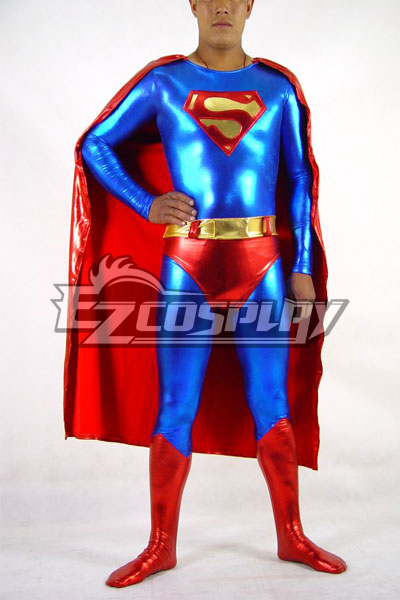 ITL Manufacturing DC Superman Classic Shiny  Red Cosplay Costume