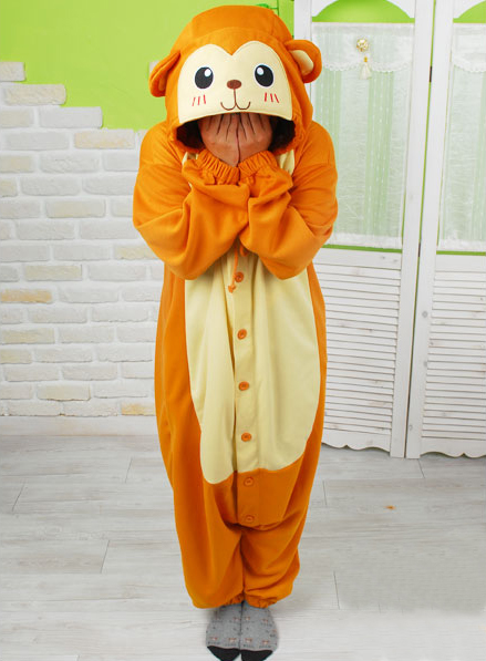 ITL Manufacturing Sweet Monky Kigurumi Costume Pajamas EKP0043