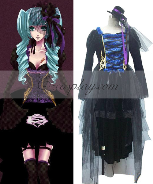 ITL Manufacturing Vocaloid Sandplay Singing of The Dragon Miku Cosplay Costume