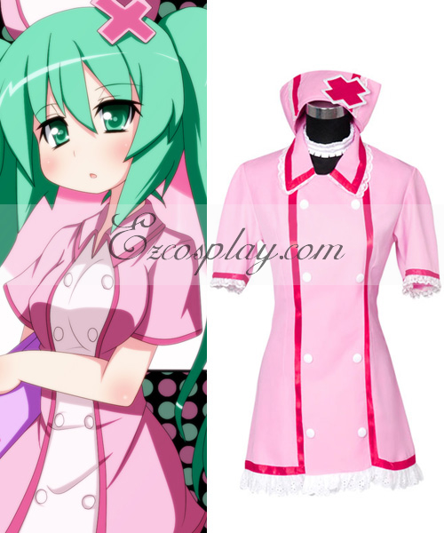 ITL Manufacturing Vocaloid Nurse Miku Cosplay Costume
