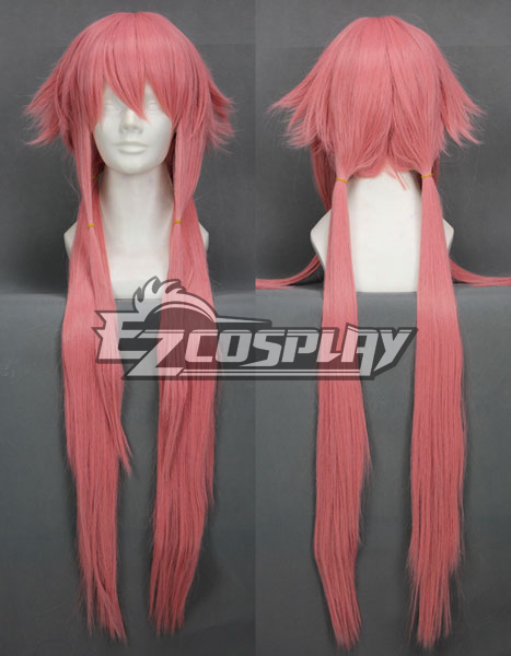 ITL Manufacturing Mirai Nikki (Future Diary) Yuno Gasai Pink Cosplay Wig-271A